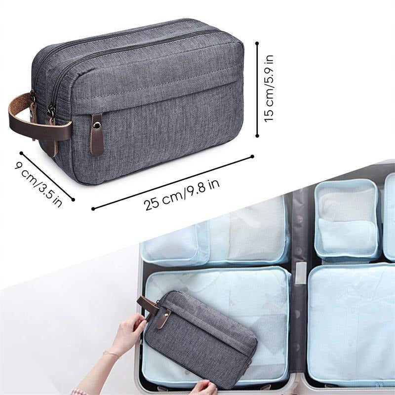 Men's Waterproof Toiletry Bag Large Capacity Travel Cosmetic Storage