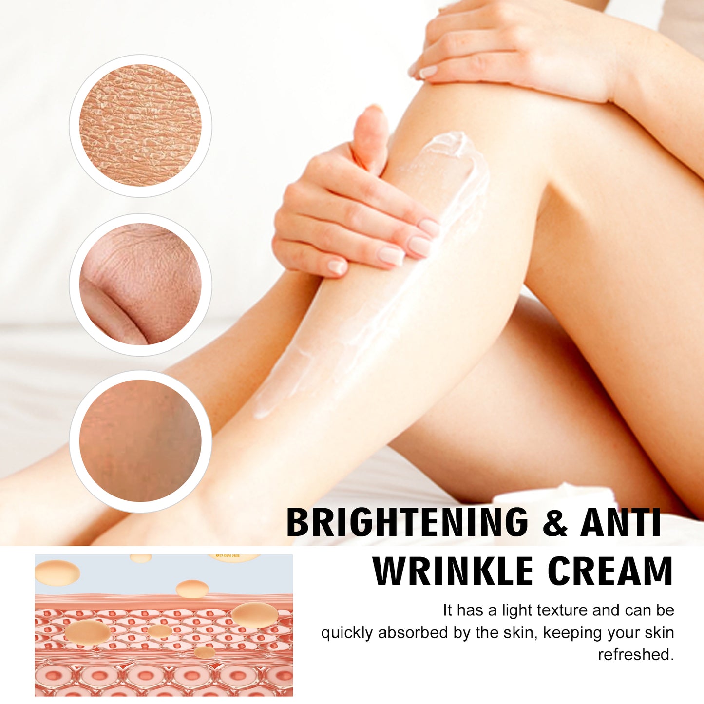 Collagen Firming Body Milk - Moisturizing & Brightening Skin Cream