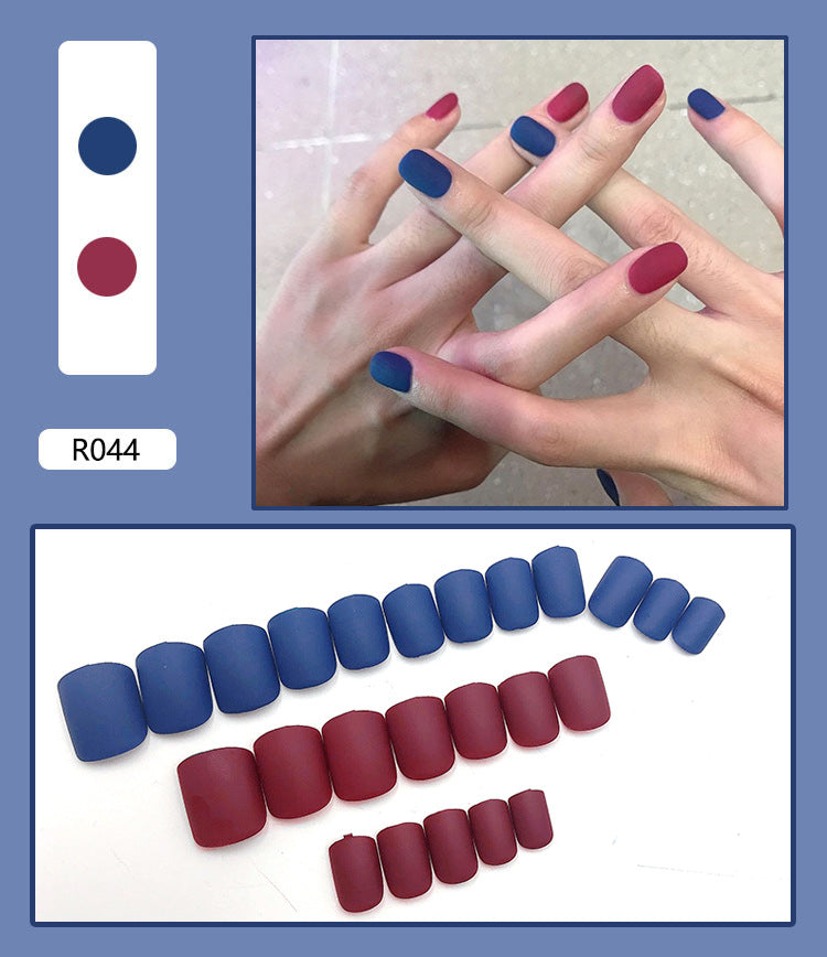 Removable Nail Stickers for Nail Art - 24 Pieces, Multiple Styles