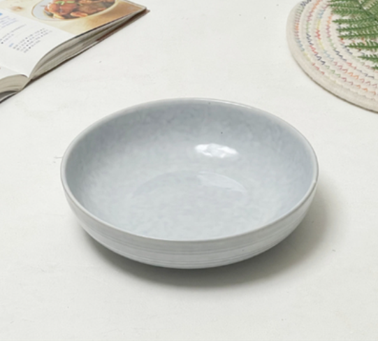 8-Inch Ceramic Plate Set for Kitchen Storage - Multiple Styles