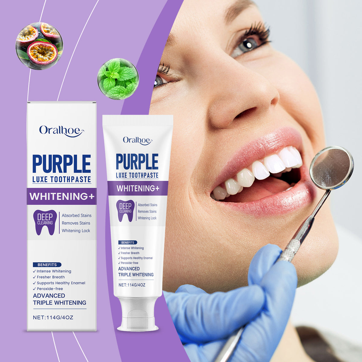 Whitening Toothpaste 114g - Brightening Paste