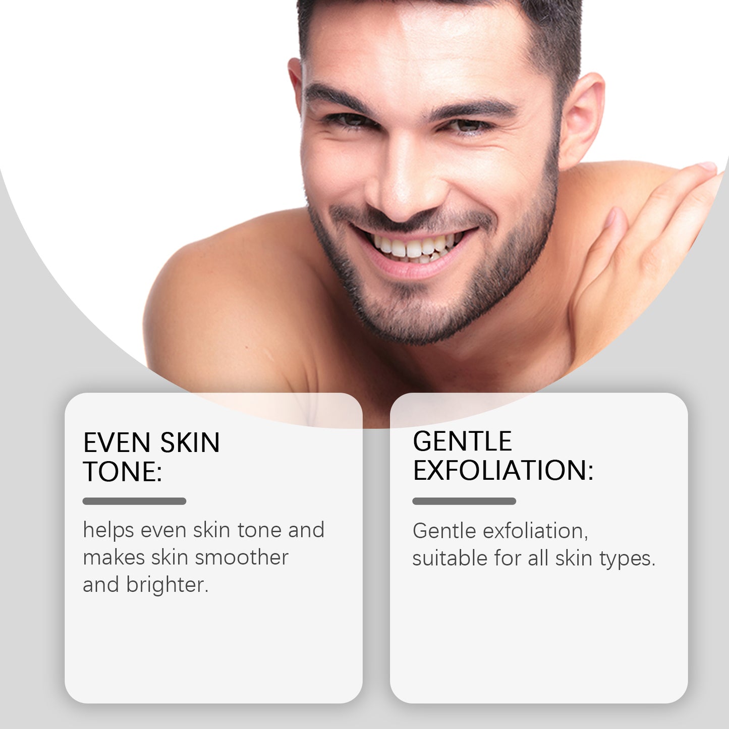 Gentle Exfoliating Facial Scrub - Moisturizing Aloe Vera Face Cleanser