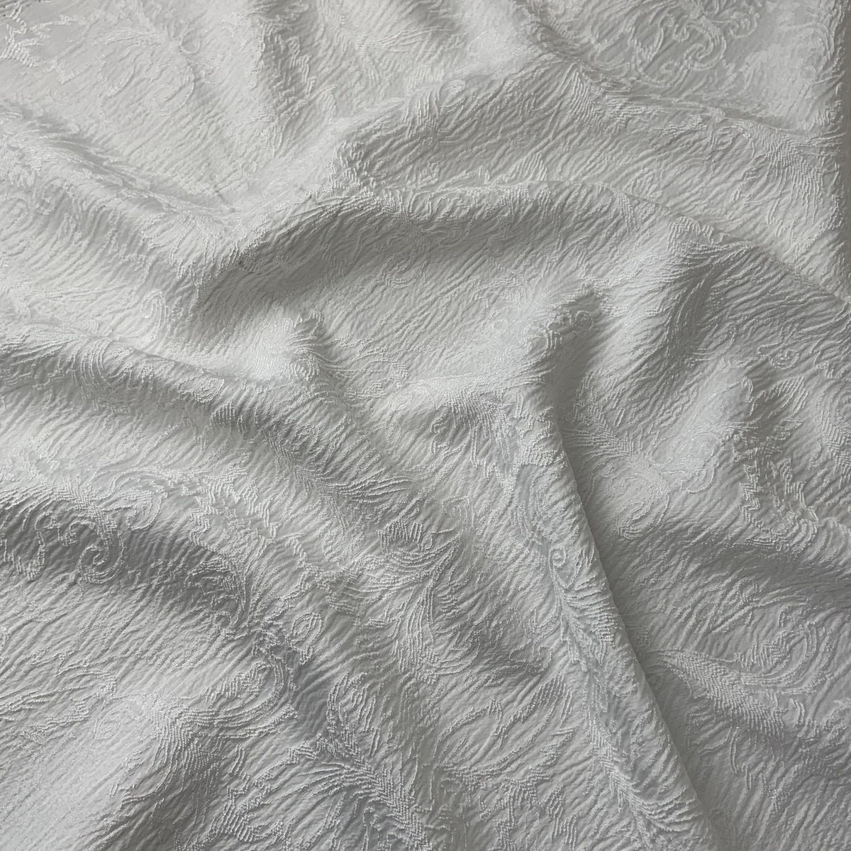 Embossed Silk Jacquard Fabric for Sewing and Upholstery - 145cm Wide