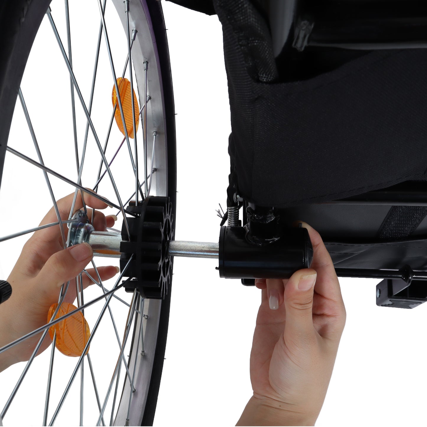2-in-1 Pet Bike Trailer & Push Cart with Detachable Hitch - Holds Up to 100 lbs