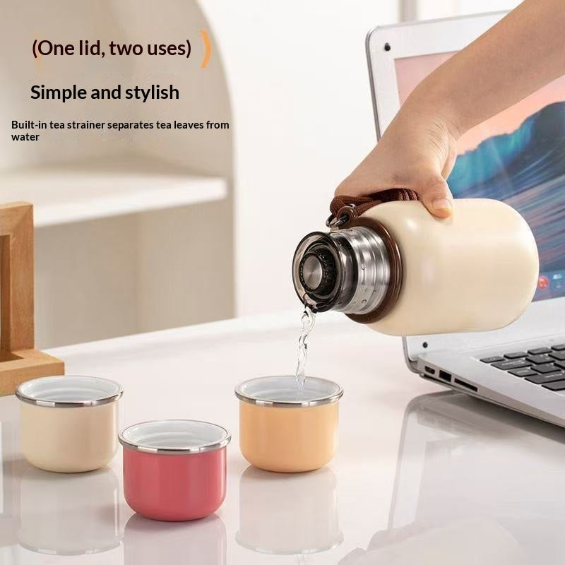 Insulated Stainless Steel Water Bottle Large Capacity Sport Flask for Men & Women
