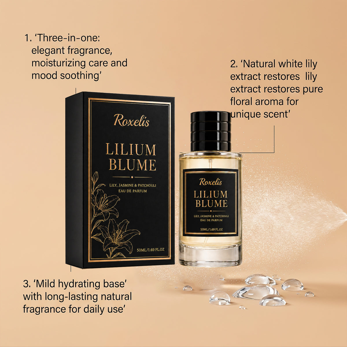 Lily Perfume 50ml – Delicate Floral Fragrance
