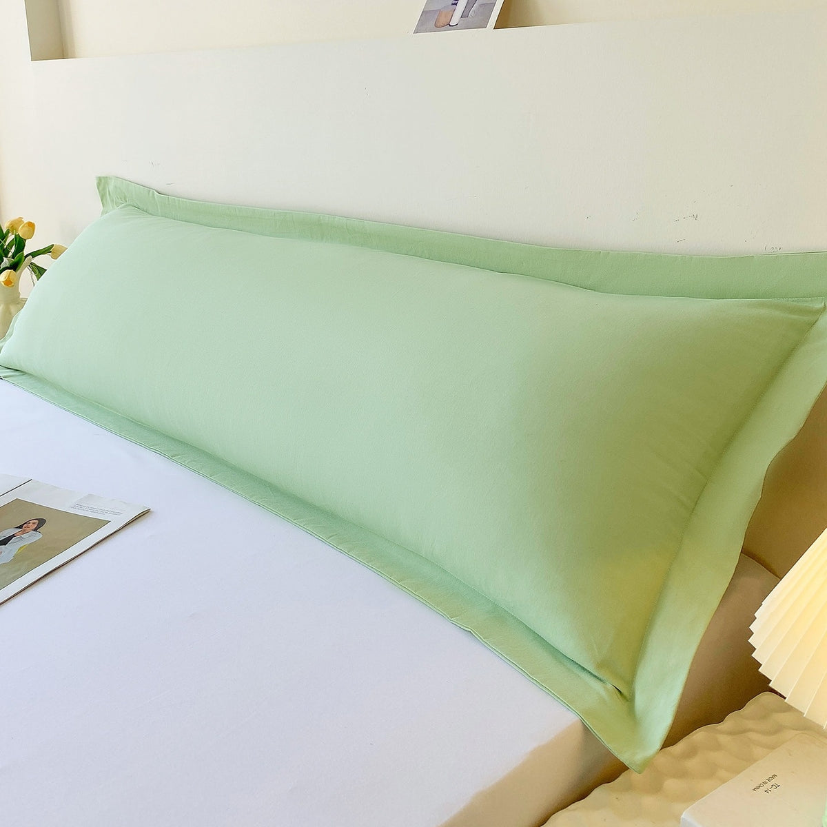 Double Cotton Pillowcase Cover Set - Modern Minimalist Home Decor