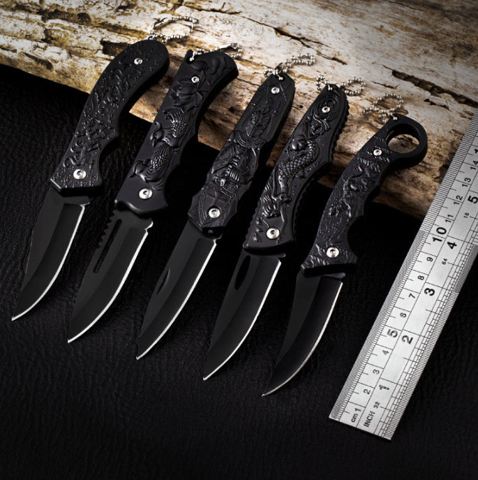 Folding Camping Knife with Stainless Steel Blade - Multiple Designs