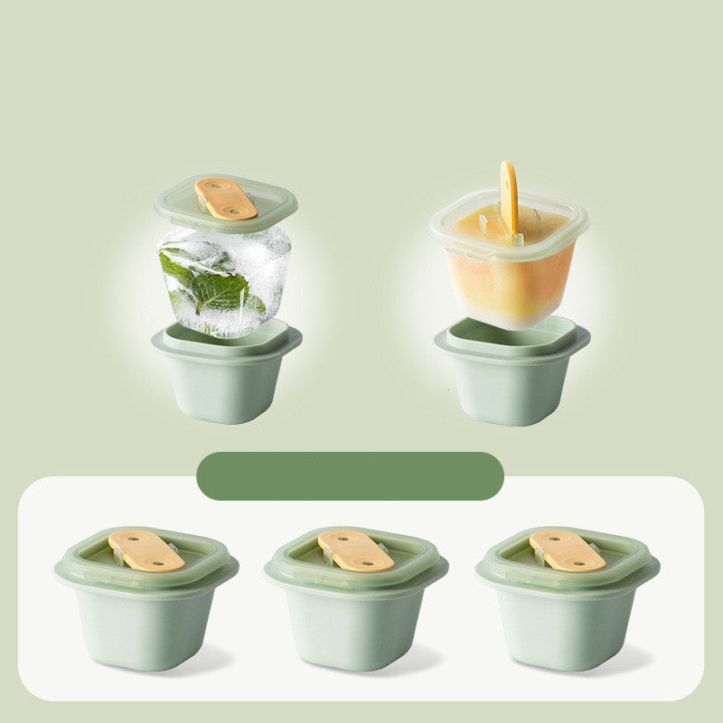 Food Grade Silicone Ice Cube Trays for Kids - Quick Freezing & Easy Demoulding
