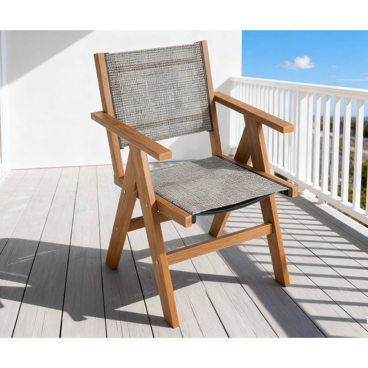 HIPS Outdoor Dining Chair Perfect For Patio Meal Togethers & Garden