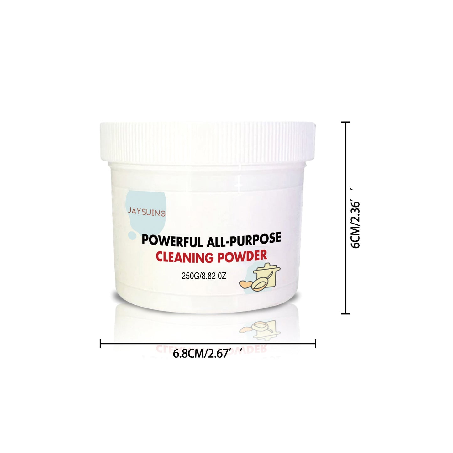 Multi-Purpose Kitchen Cleaning Powder for Heavy Oil & Rust Removal - 110g/250g