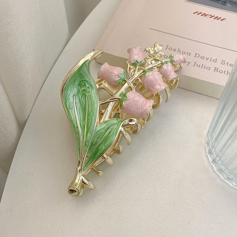 Women's Lily Of The Valley Hair Clip Large