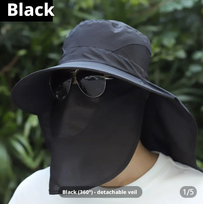 Sunscreen Visor with Large Brim