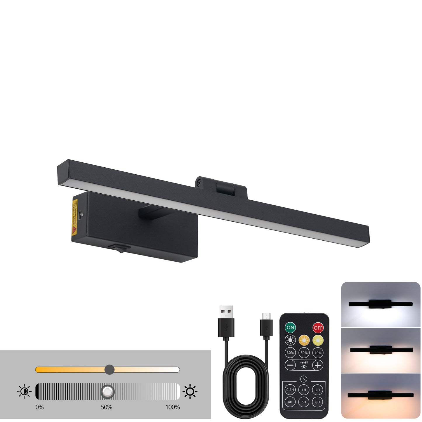 16-Inch Modern Dimmable LED Bathroom Vanity Light Fixture