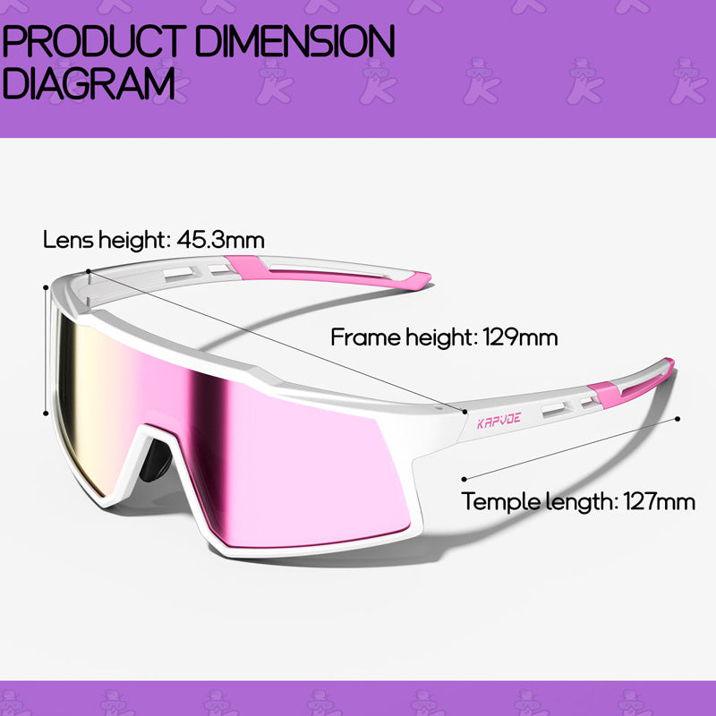 Children's Polarized Cycling Glasses - Windproof Goggles for Teens