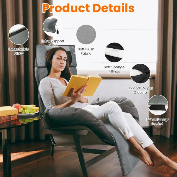 Full Body Electric Massage Mat with Heat & Vibration - Advanced
