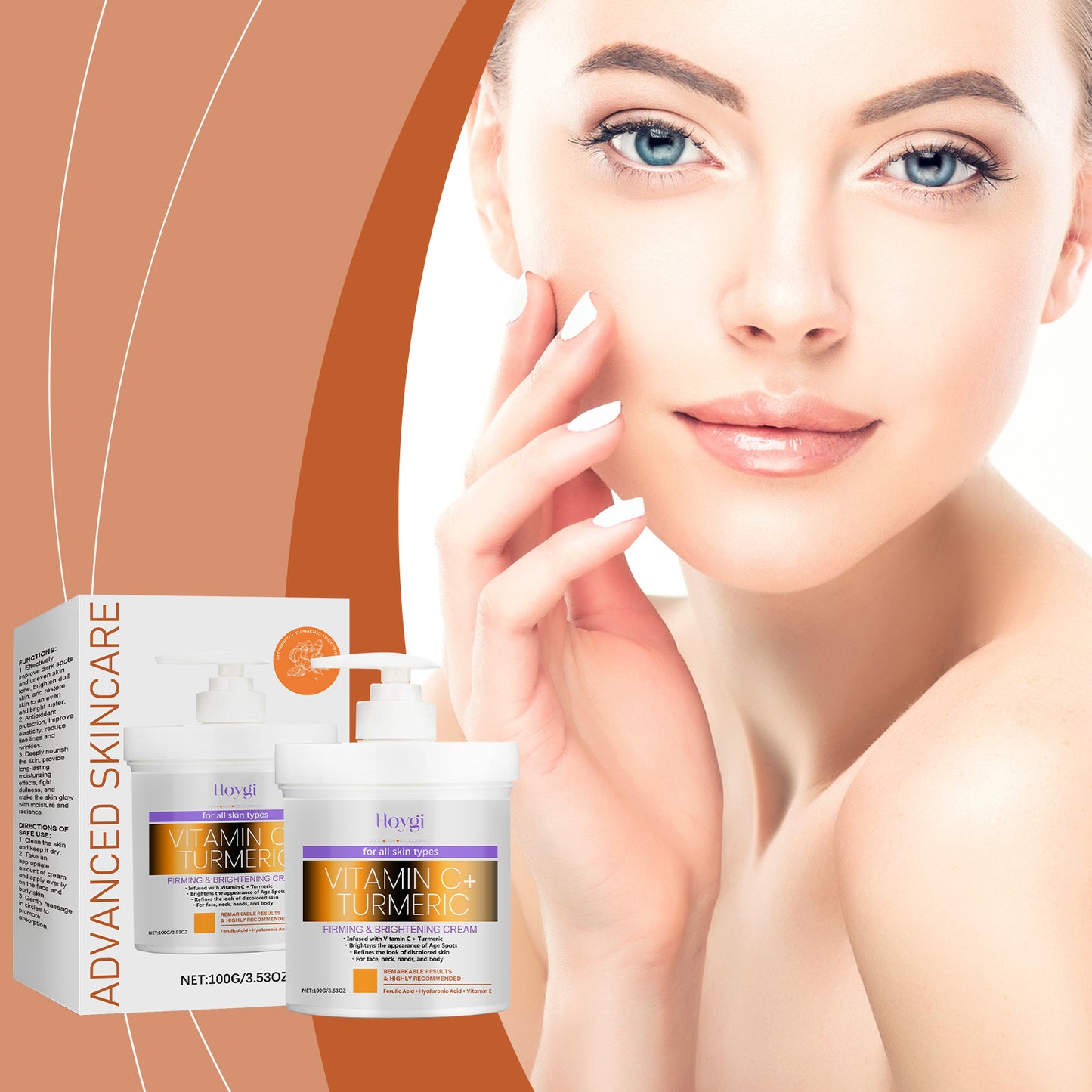 Turmeric Vitamin C Firming & Brightening Body Cream - Hydrating Skin Care