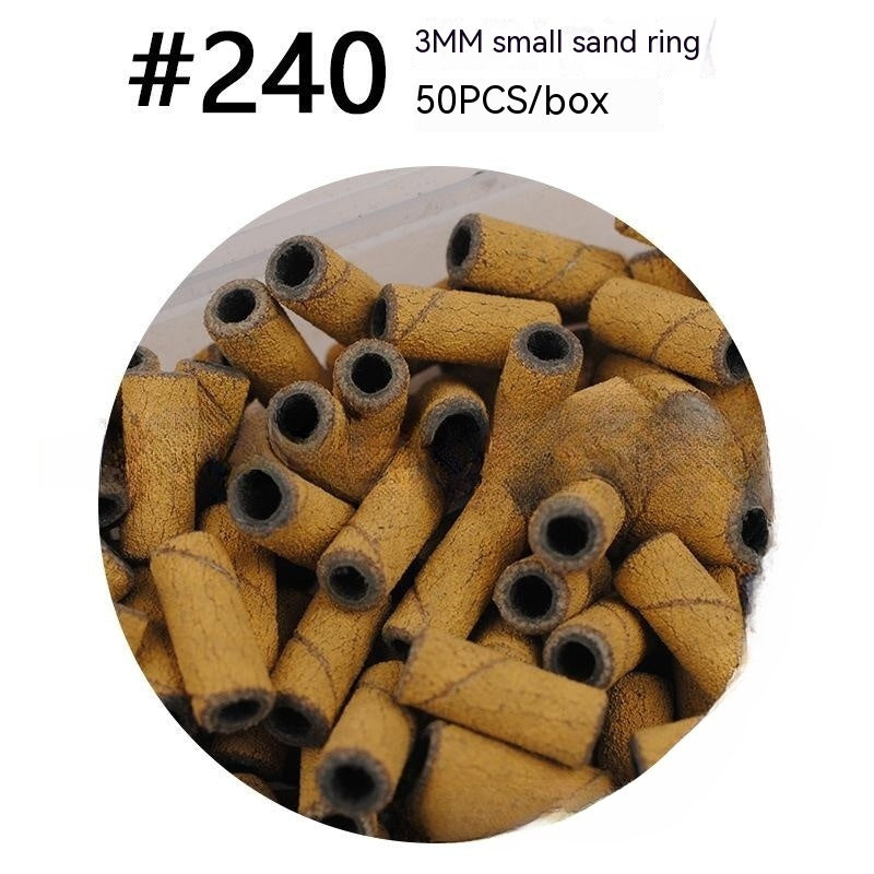 3mm Nail Polishing Sanding Rings - 50Pc Box
