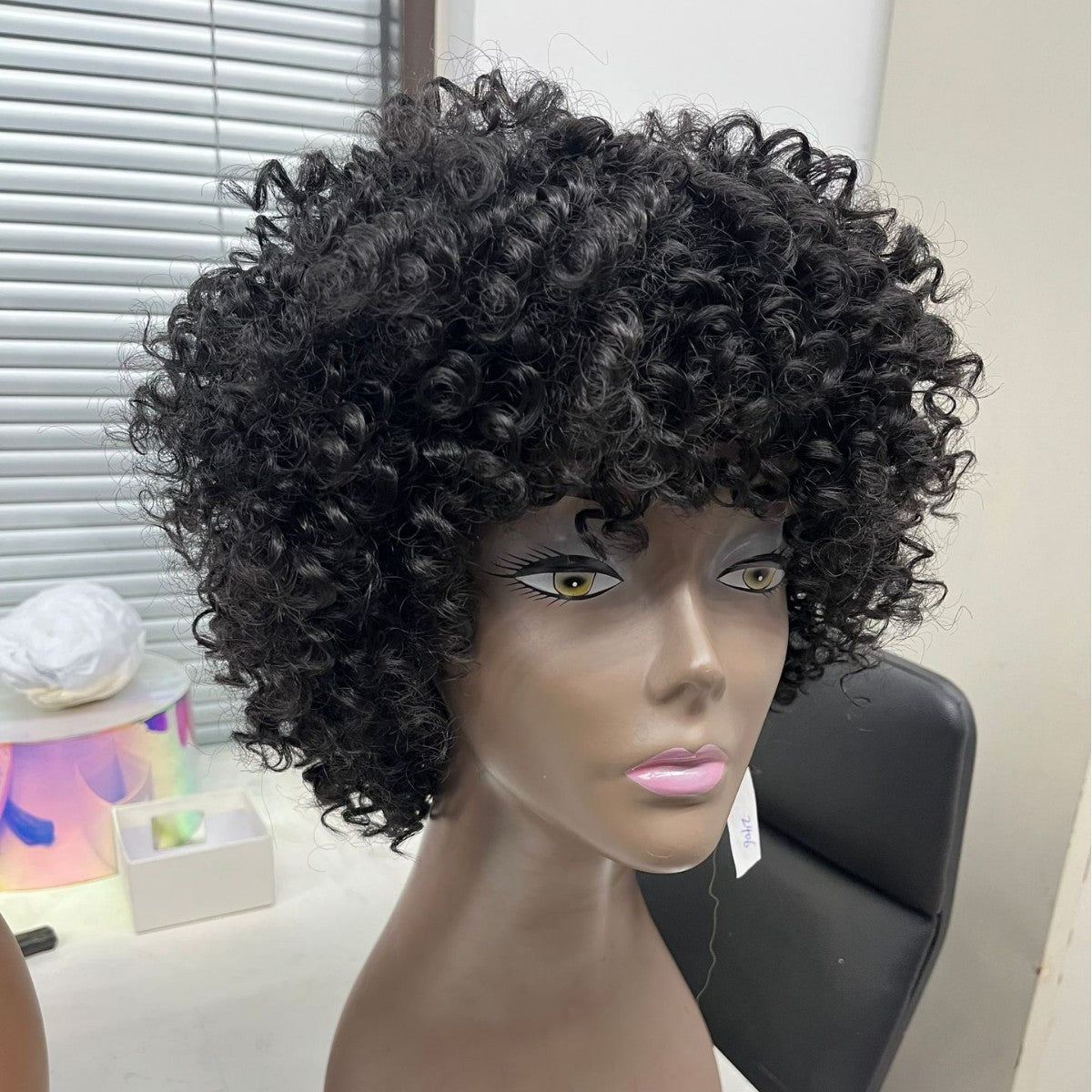 Women’s Synthetic Curly Wavy Wig for Hair Styling & Volume