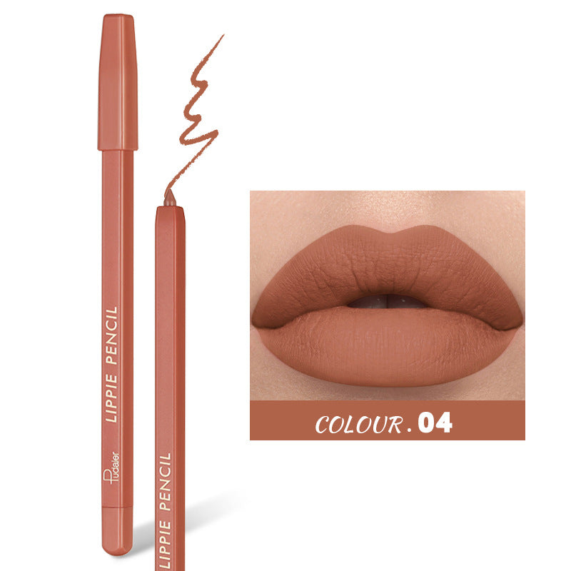 Waterproof Lipstick Pen Lip Liner No Stain Matte Lip Makeup 2g Multiple Colors