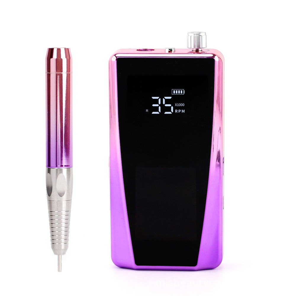 Portable Brushless Nail Polishing Machine with Storage and Multiple Variants