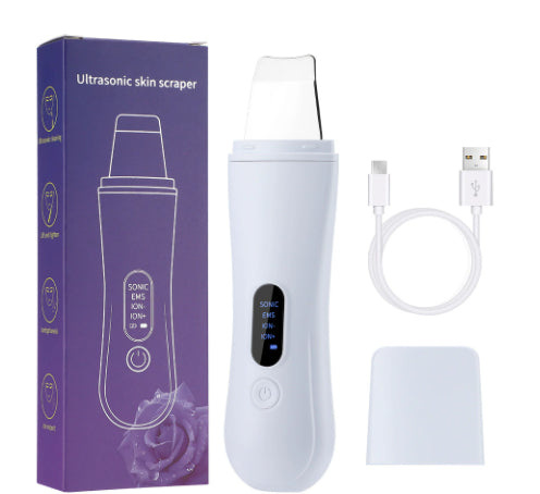 Ultrasonic Facial Skin Spatula Pore Cleansing Device