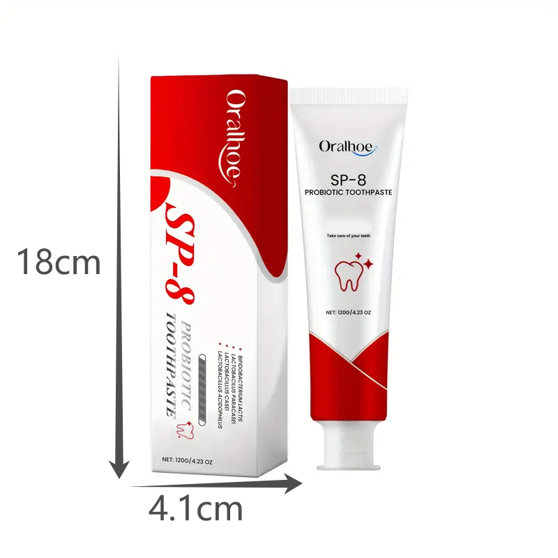 SP-8 Probiotic Toothpaste - Deep Clean & Mint Formula