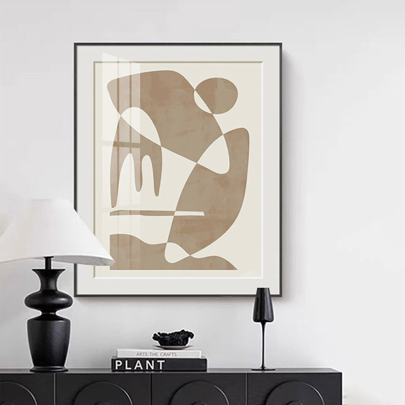 Nordic Light-Luxury Wall Art in Black and White Lines - Modern Minimalist Canvas Decor