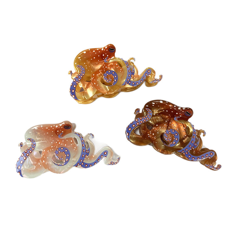 Octopus Hair Clip for Elegant Updo