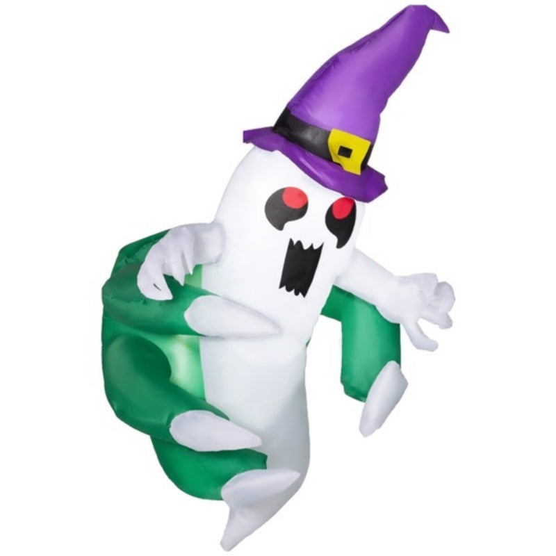 Inflatable Halloween Ghost Decoration with LED Lights - 25.6"