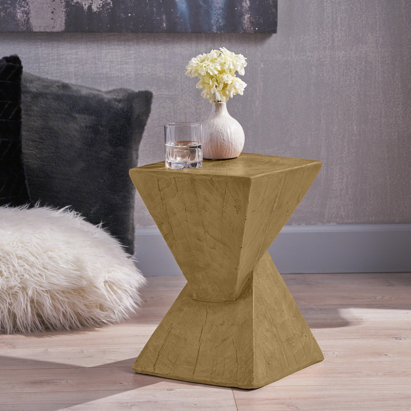 TESS Modern Side Table -Stylish End Compatible With Living Room,
