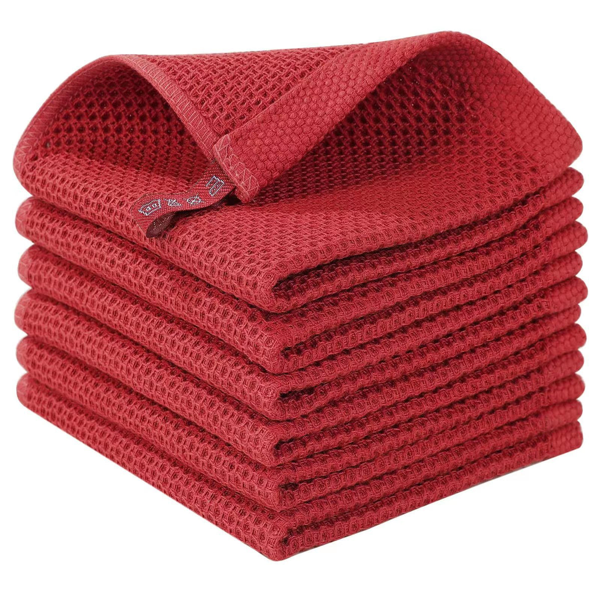 Cotton Honeycomb Dishcloths - Absorbent Thickened Kitchen Cleaning Cloths Set