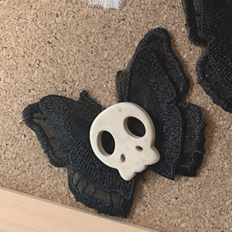 Skull Hair Clip Punk Side Clip Hair Accessory for Styling