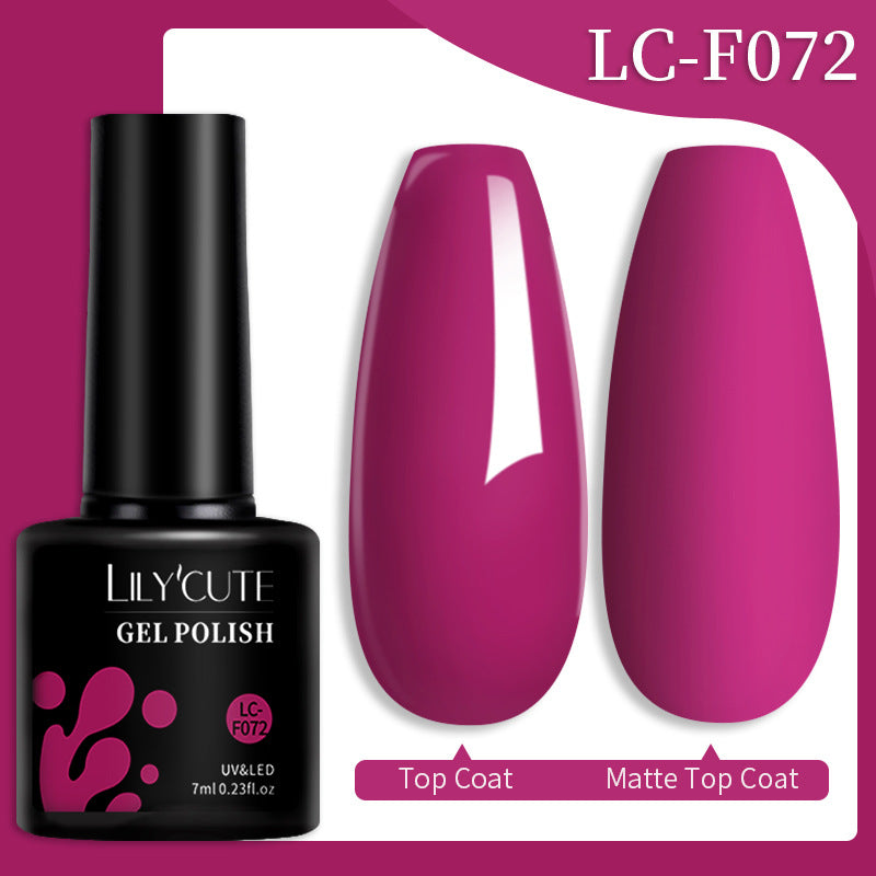 Colored Glitter Nail Glue Set for Nail Art - Waterproof & Non-Flushing