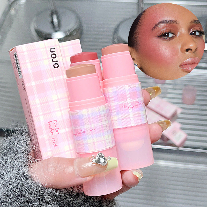Waterproof Sweatproof Blush Stick - Low Saturation Makeup for Ladies