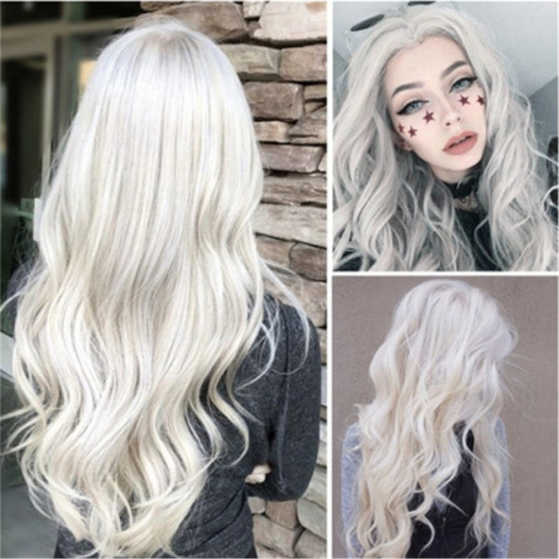 Long Curly Wig Full-Head Synthetic Hair - Multiple Colors