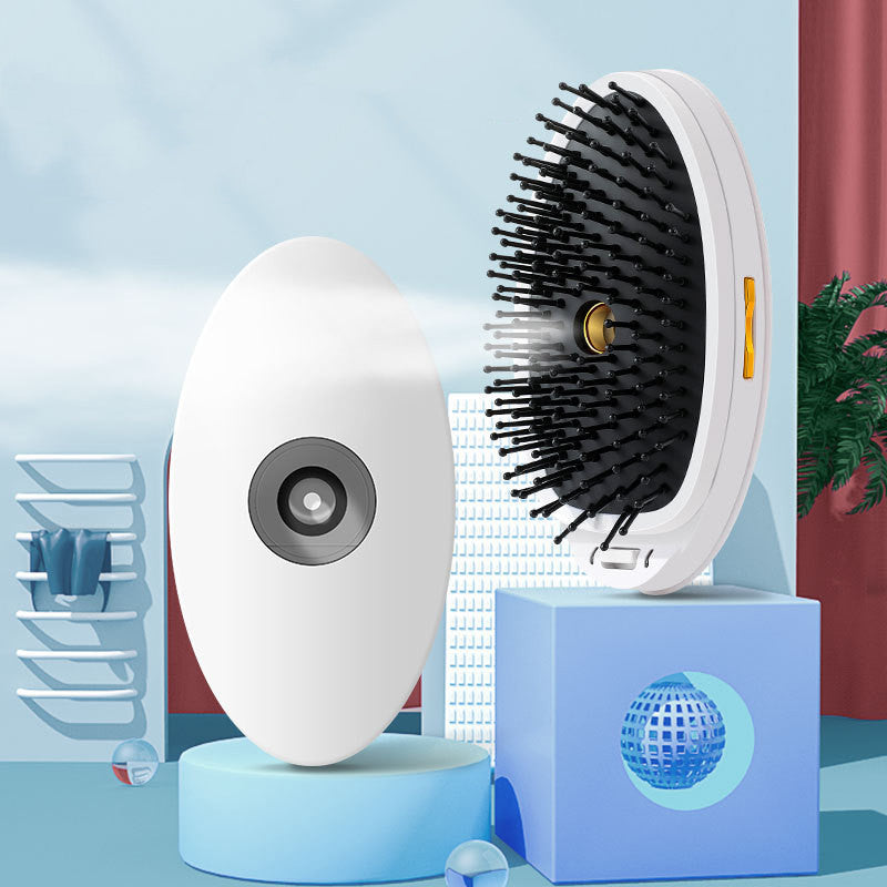 Portable Electric Vibration Spray Comb for Hair Styling and Massaging
