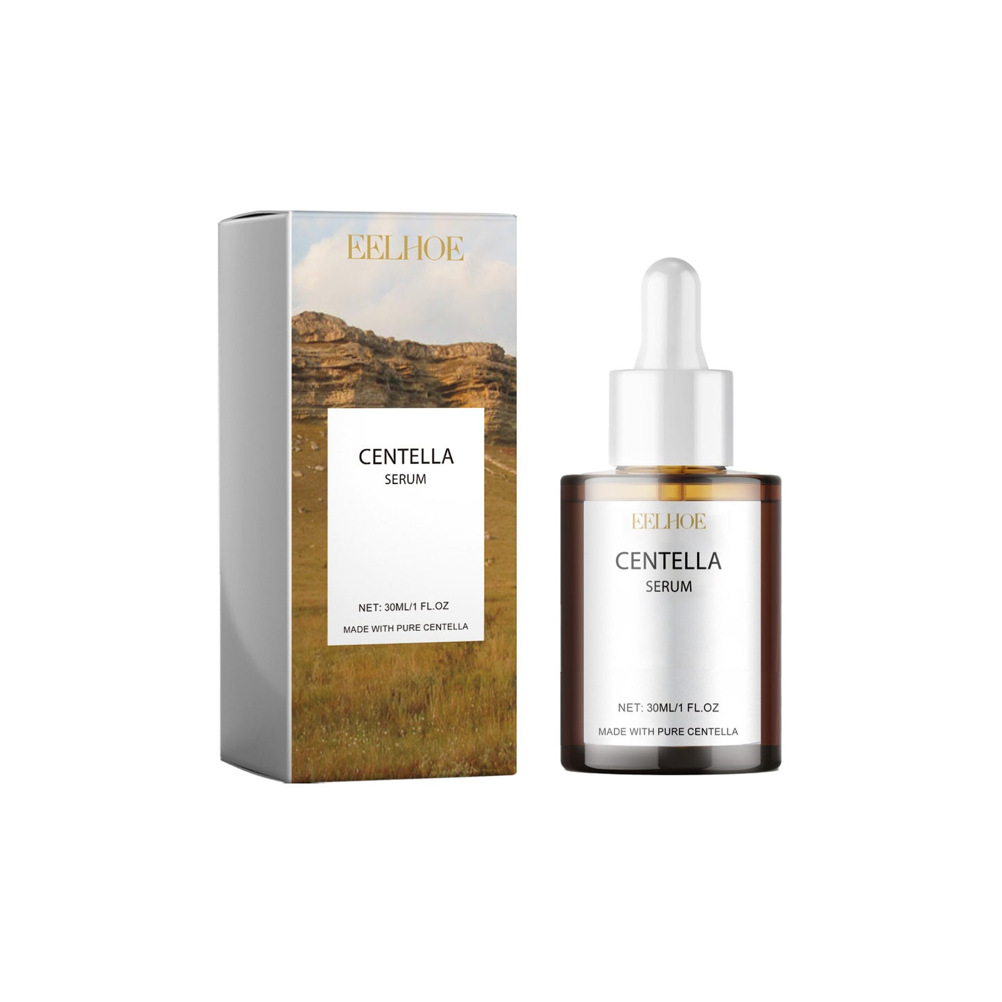 Centella Asiatica Hydrating Serum - Moisturizing Facial Essence for Dry Skin