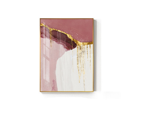 Abstract Purple Canvas Wall Art for Living Room - Modern Home Decor