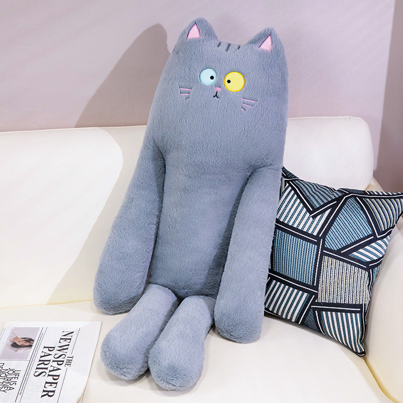 Long Cat Pillow Support Cushion for Sleeping & Relaxation - Large Size Plush Toy