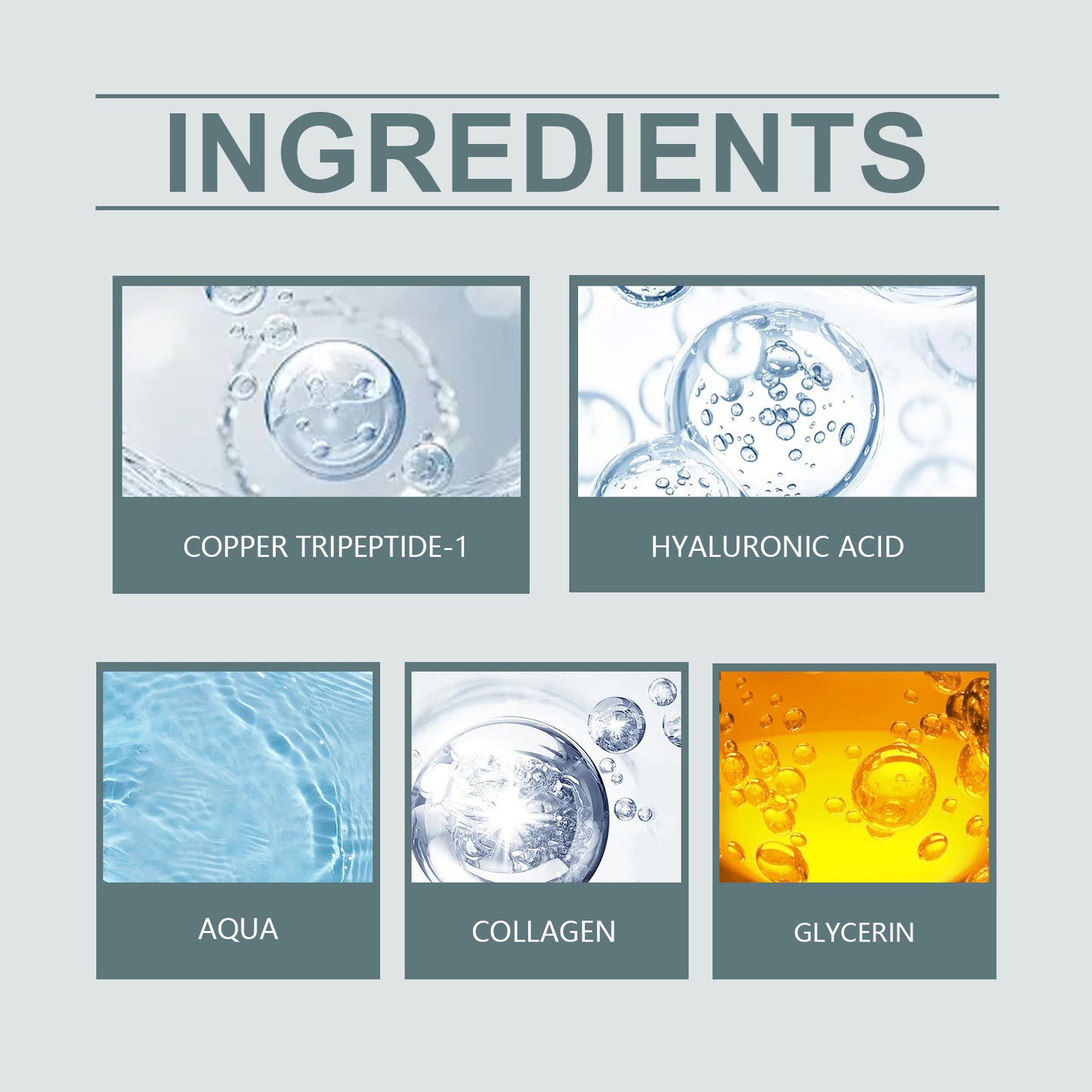 Hyaluronic Acid Hydrating Facial Ampoule - Anti-Aging Skin Repair Serum