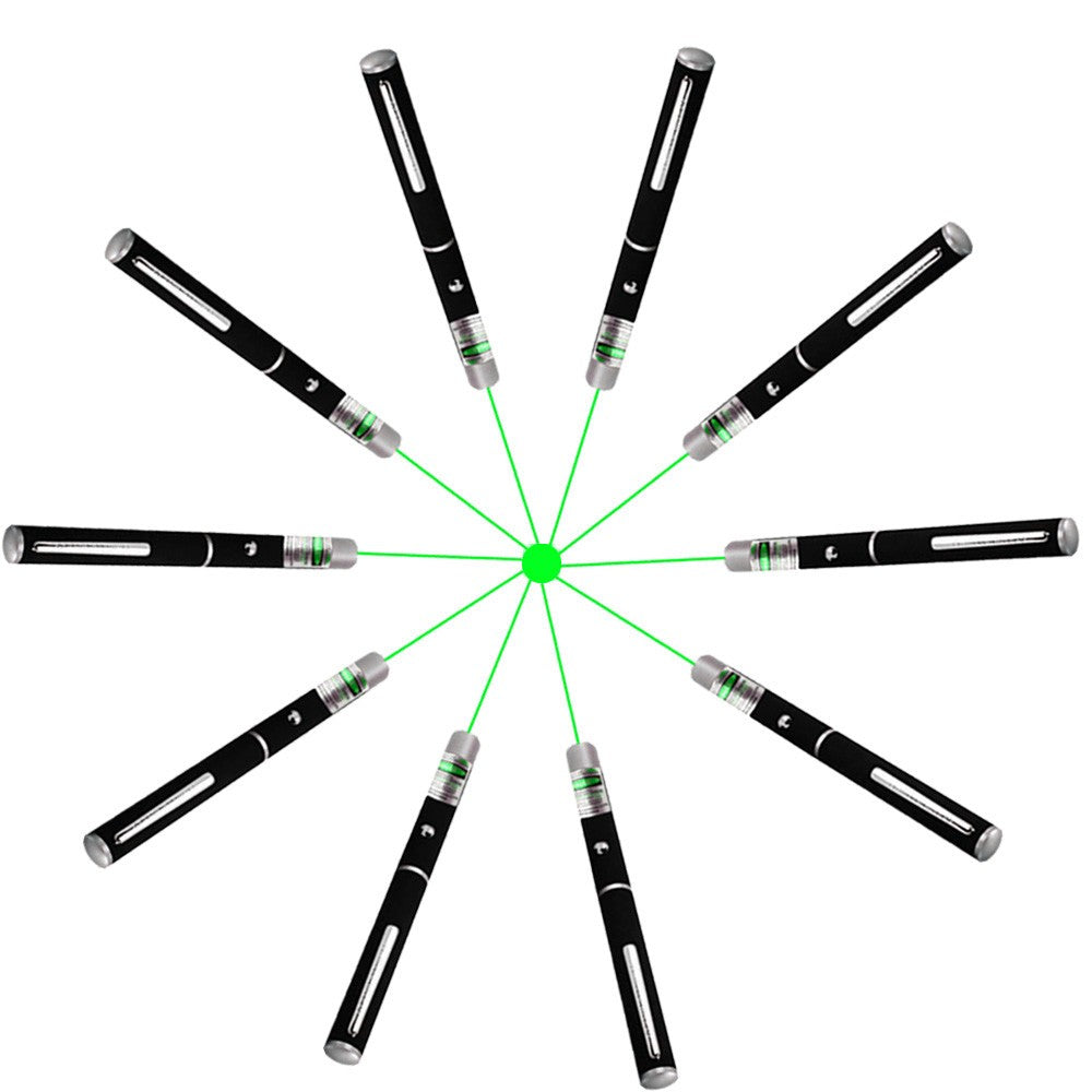 Green Laser Pointer Pen Light - High Power 532nm Laser Torch for Presentation & Outdoor Use