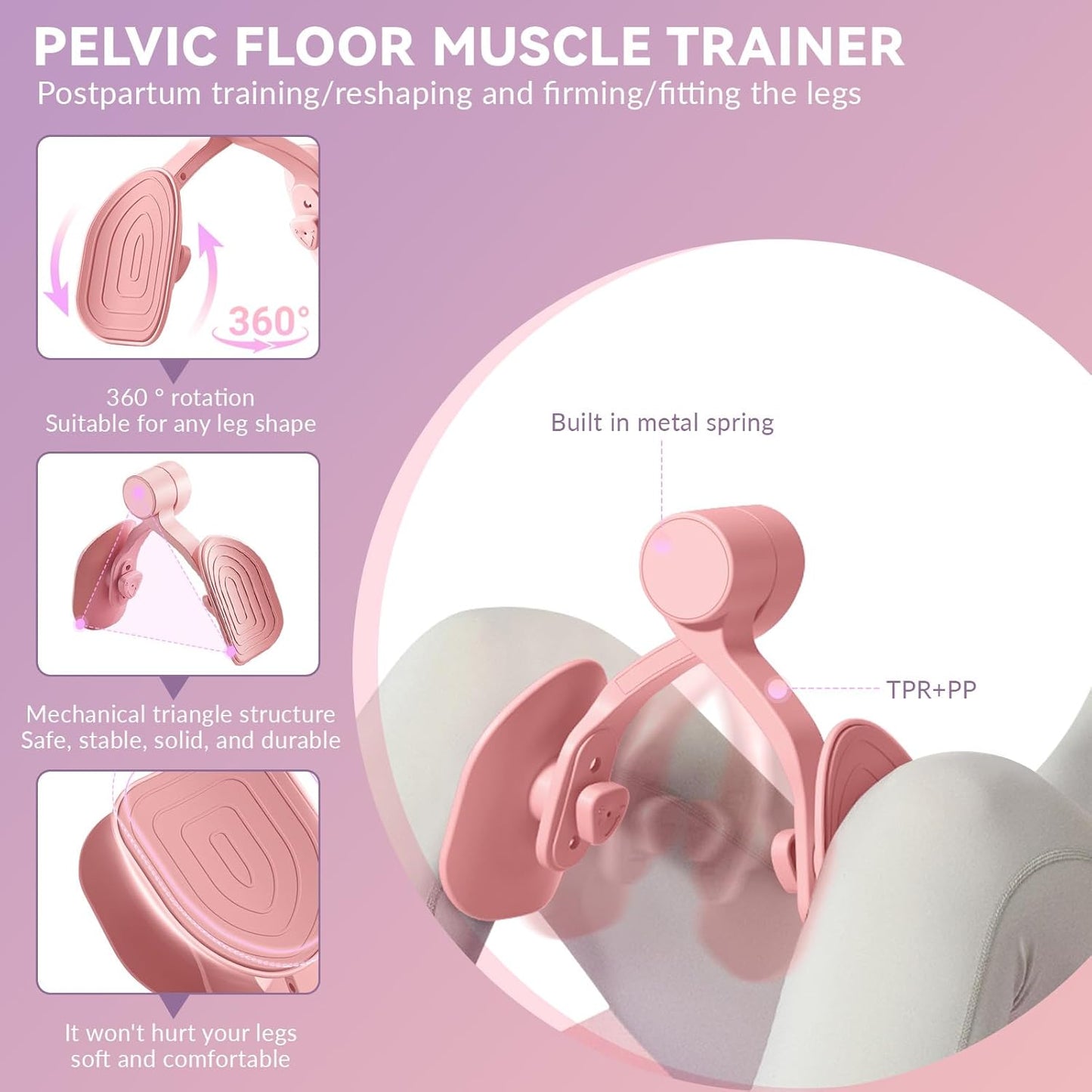 Leg and Hip Trainer - Inner Thigh Toner for Home Workouts