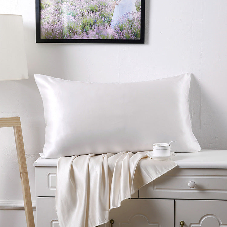 Silk Pillowcase Double-Sided European Style 100% Mulberry Satin Home Decor