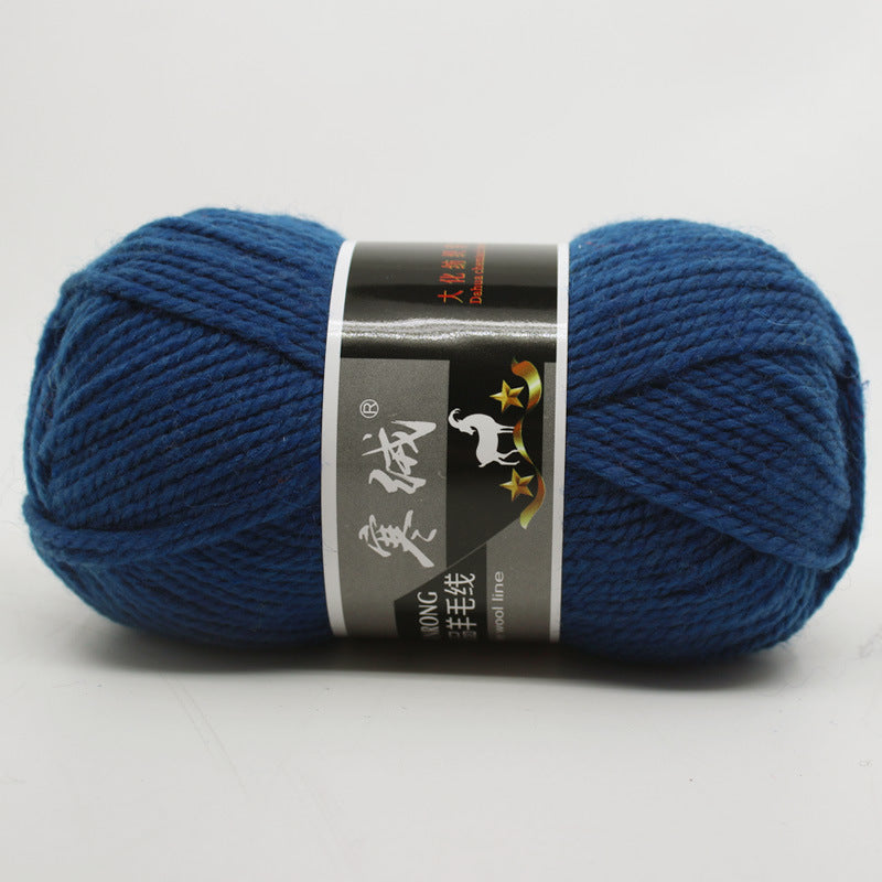 Thick Knitting Yarn Ball for Self-Woven Crafts - Cashmere Wool Material Kit