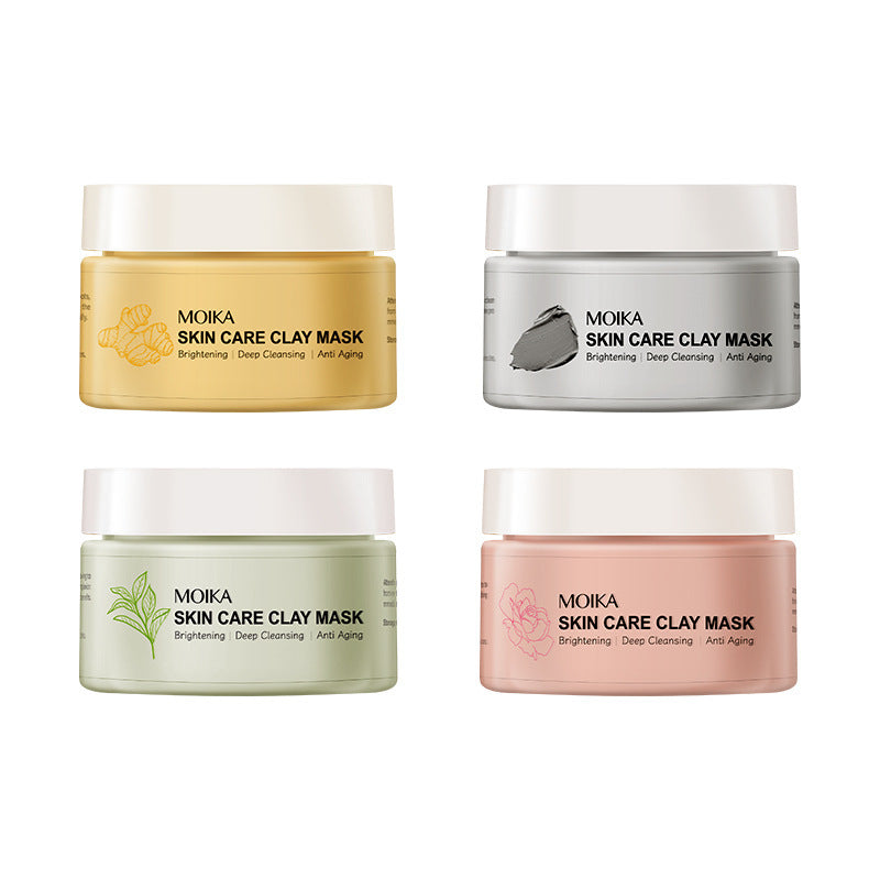 Bright White Clay Mask for Facial Care - 120g, Acne & Skin Brightening
