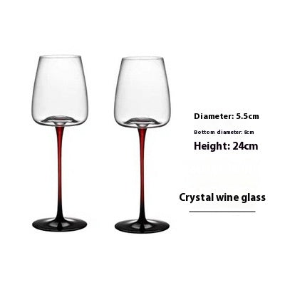 Red Wine Glass Set with Multiple Sizes and Styles - Elegant Home Barware