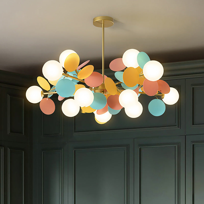 Creative Personalized Living Room Lamp with Adjustable Light Options - Cozy Bedroom Chandelier