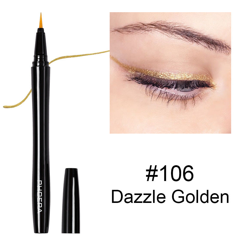 Long-Lasting Liquid Eyeliner - Precision Waterproof Eye Makeup