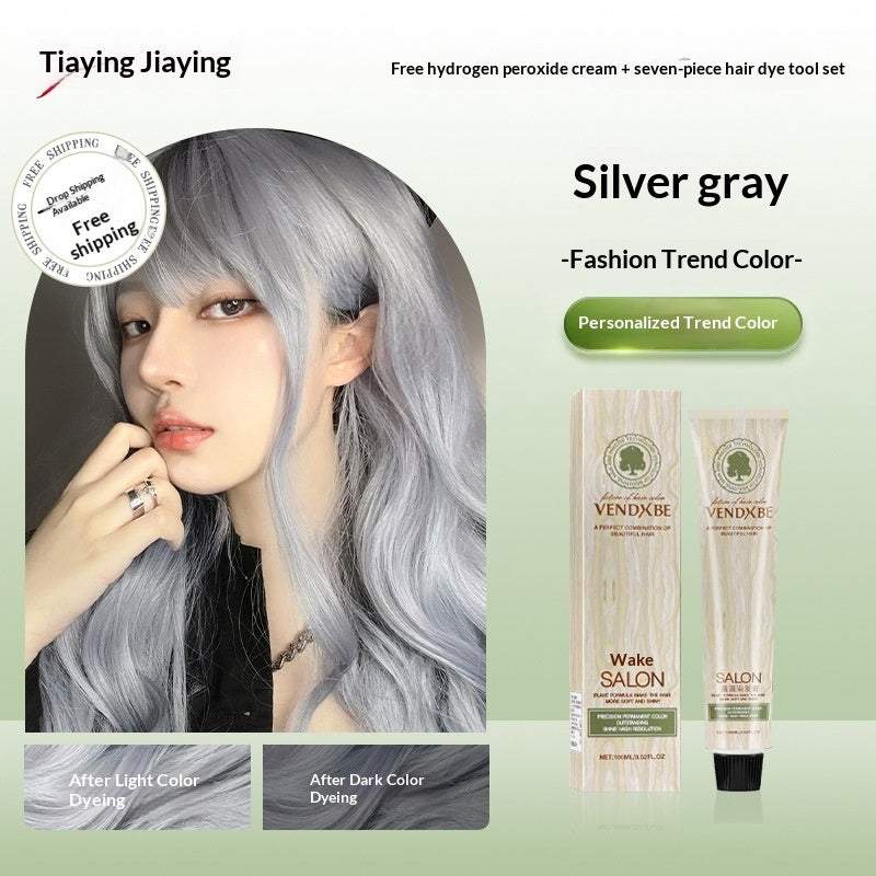 Plant-Based Hair Dye Cream - Gray Coverage